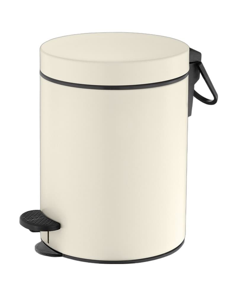 Χαρτοδοχείο 5lt soft close Sanco Waste Bins 90680-Μ102 Beige Mat Φ20,5x28cm
