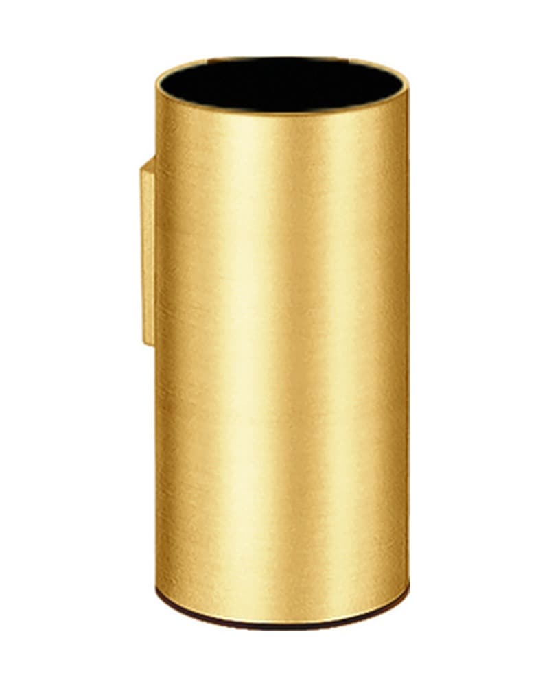 Ποτηροθήκη Επιτοίχια Sanco 91151-PVD-02BR PVD Golden Brass Brushed 7,5x6x12cm