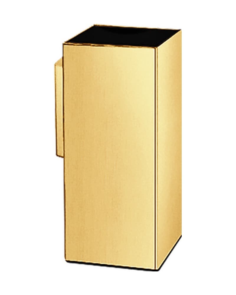 Ποτηροθήκη Επιτοίχια Sanco 91153-PVD-02BR PVD Golden Brass Brushed 6,5x5x13cm
