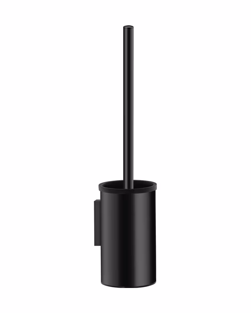 Πιγκάλ Επιτοίχιο (ανοιχτού τύπου) Sanco Toilet Brush Holders 91593-Μ116 Ματ Μαύρο Φ9x36cm
