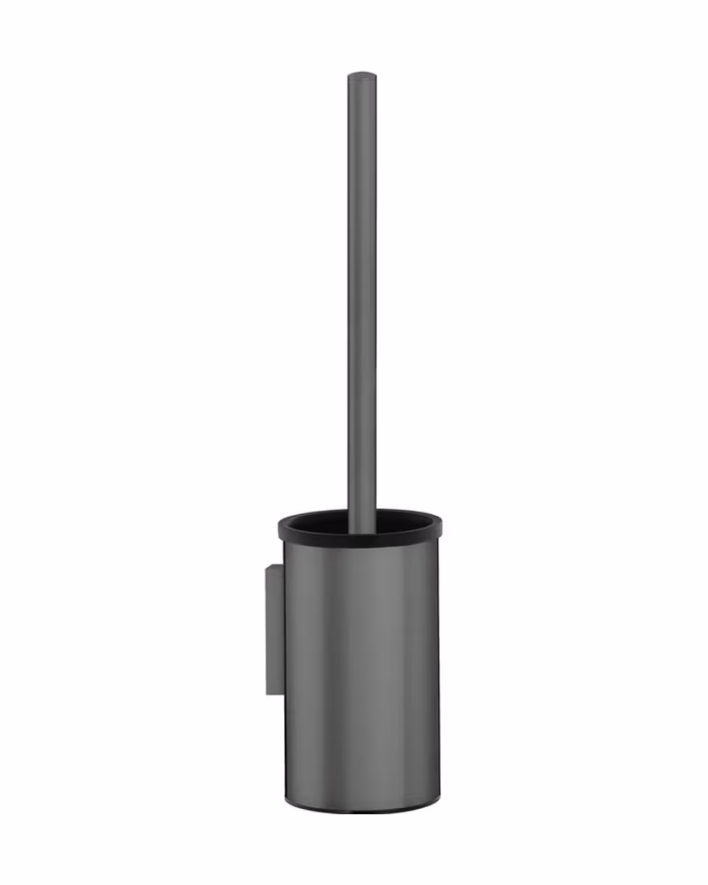 Πιγκάλ Επιτοίχιο (ανοιχτού τύπου) Sanco Toilet Brush Holders 91593-Μ118 Anthracite Grained Φ9x36cm