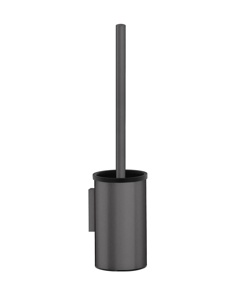 Πιγκάλ Επιτοίχιο (ανοιχτού τύπου) Sanco Toilet Brush Holders 91593-122 Graphite Dark Φ9x36cm