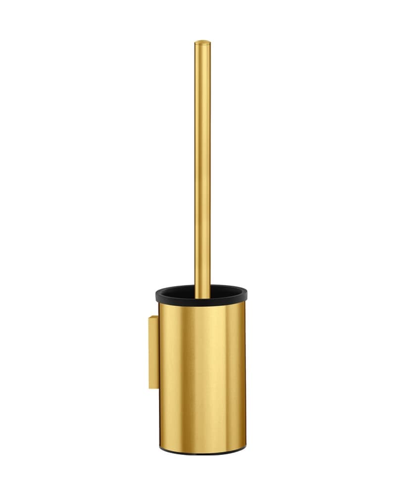 Πιγκάλ Επιτοίχιο (ανοιχτού τύπου) Sanco Toilet Brush Holders 91593-PVD-02BR PVD Golden Brass Brushed Φ9x36cm