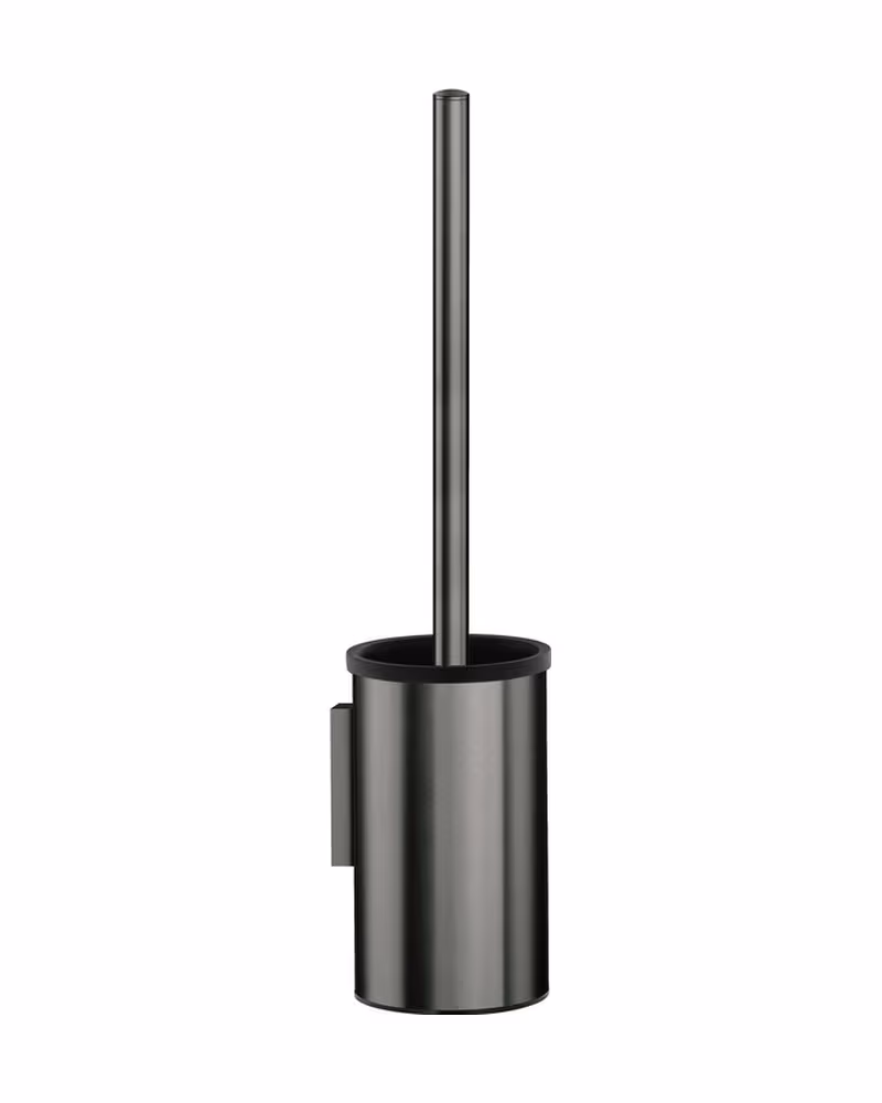 Πιγκάλ Επιτοίχιο (ανοιχτού τύπου) Sanco Toilet Brush Holders 91593-PVD-05BR PVD Gun Metal Brushed Φ9x36cm