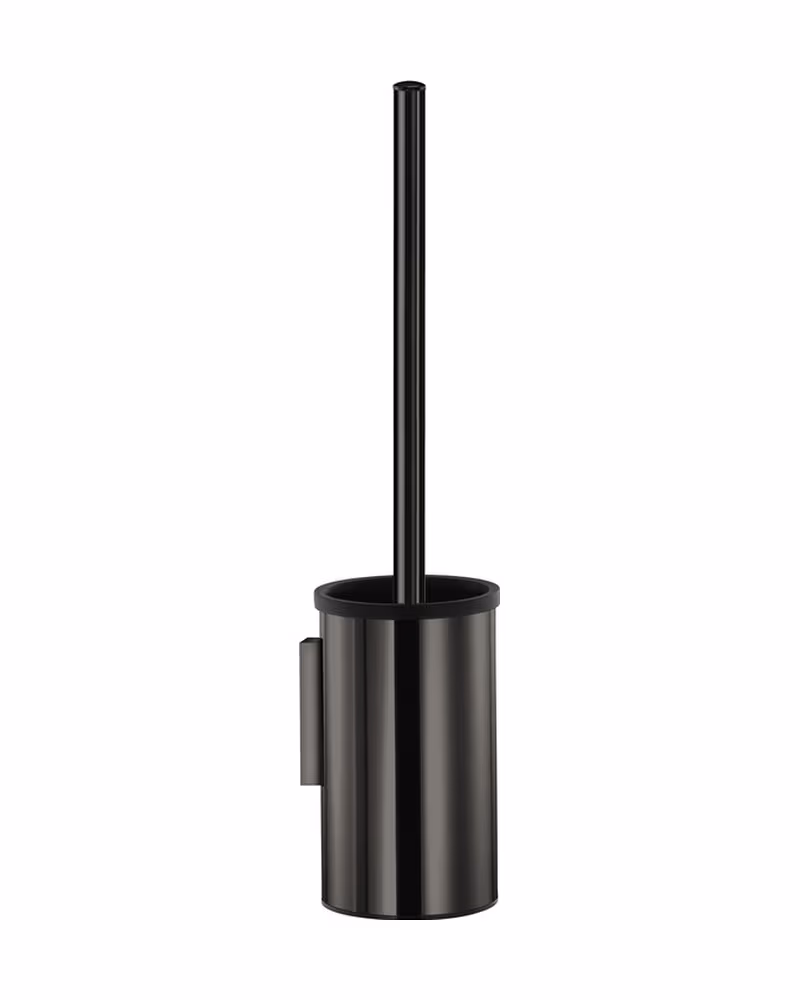 Πιγκάλ Επιτοίχιο (ανοιχτού τύπου) Sanco Toilet Brush Holders 91593-PVD-05PL PVD Gun Metal Polished Φ9x36cm
