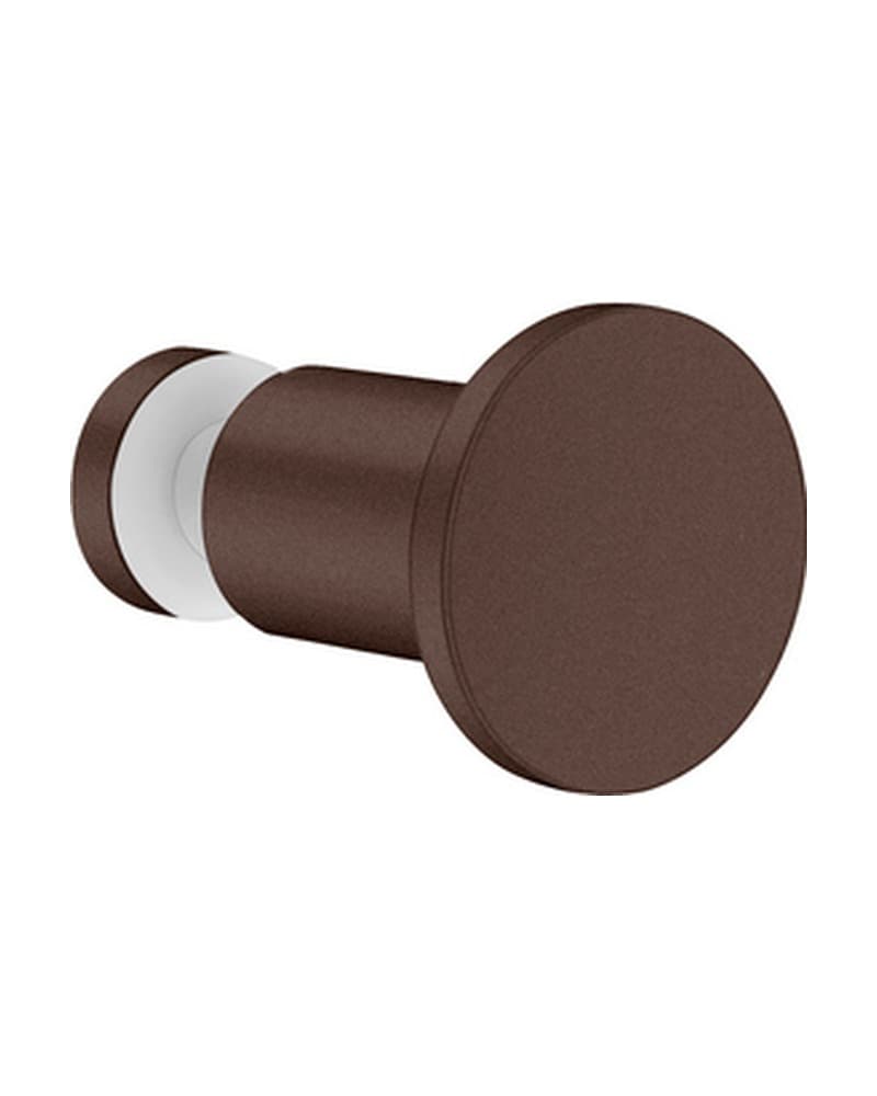 Πόμολο Άγκιστρο μονό για τζάμι Sanco GL0670-Α75 Wenge Grained Φ3,5x3,5cm
