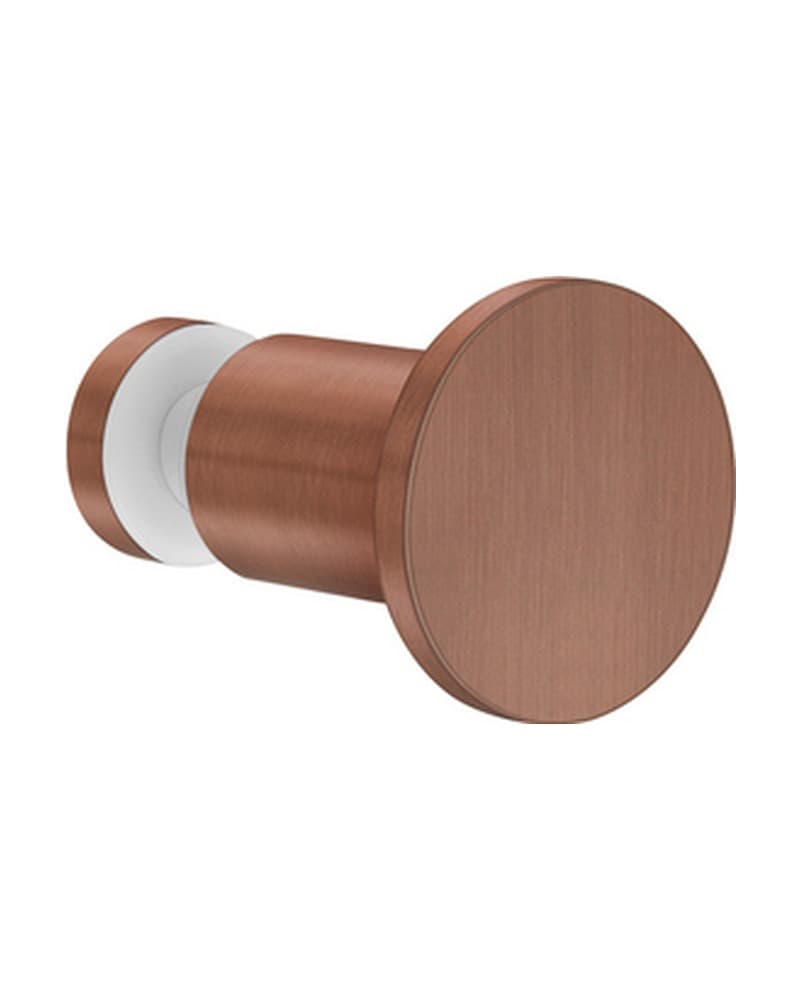 Πόμολο Άγκιστρο μονό για τζάμι Sanco GL0670-Μ26 Rame Mat Φ3,5x3,5cm
