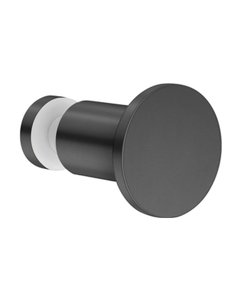 Πόμολο Άγκιστρο μονό για τζάμι Sanco GL0670-122 Graphite Dark Φ3,5x3,5cm