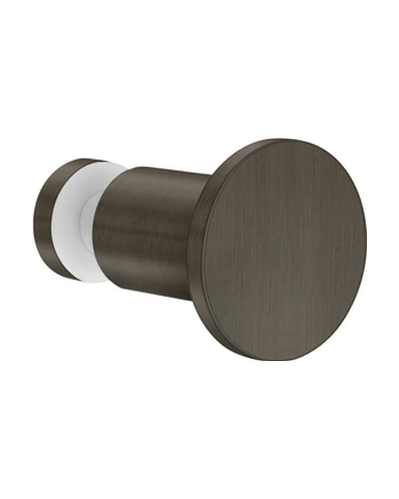 Πόμολο Άγκιστρο μονό για τζάμι Sanco GL0670-DM25 Dark Bronze Mat Φ3,5x3,5cm