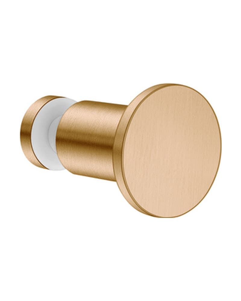 Πόμολο Άγκιστρο μονό για τζάμι Sanco GL0670-PVD-01BR PVD Warm Bronze Brushed Φ3,5x3,5cm