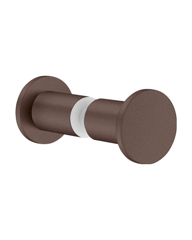 Πόμολο Άγκιστρο μονό για τζάμι Sanco SET-GL0670-Α75 Wenge Grained Φ3,5x3,5cm