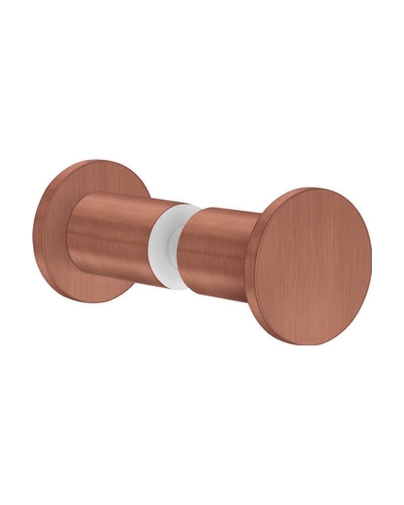 Πόμολο Άγκιστρο μονό για τζάμι Sanco SET-GL0670-Μ26 Rame Mat Φ3,5x3,5cm