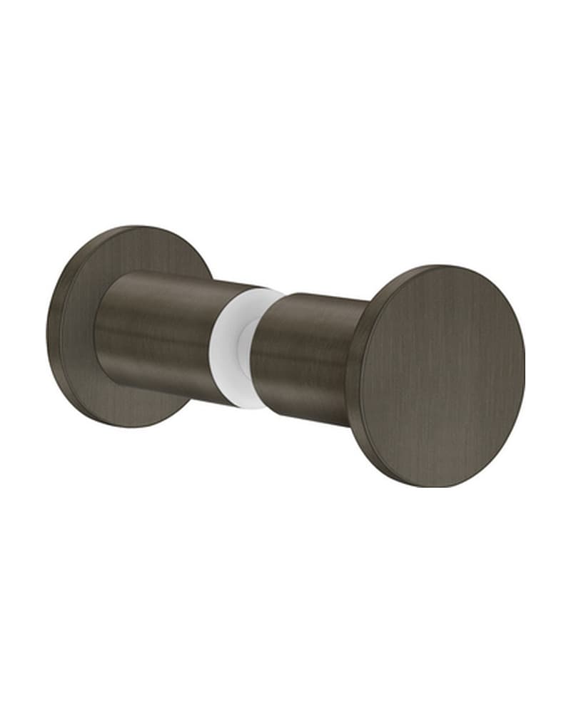 Πόμολο Άγκιστρο μονό για τζάμι Sanco SET-GL0670-DM25 Dark Bronze Mat Φ3,5x3,5cm