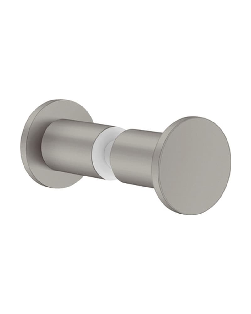 Πόμολο Άγκιστρο μονό για τζάμι Sanco SET-GL0670-M104 Cement Gray Mat Φ3,5x3,5cm