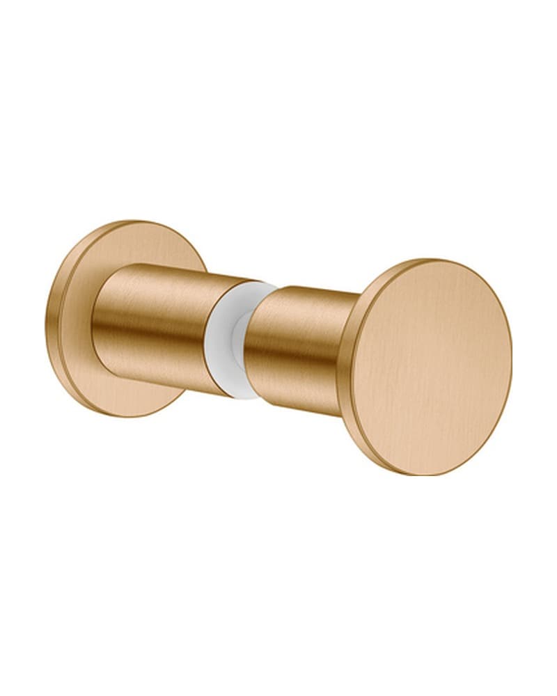 Πόμολο Άγκιστρο μονό για τζάμι Sanco SET-GL0670-PVD-01BR PVD Warm Bronze Brushed Φ3,5x3,5cm