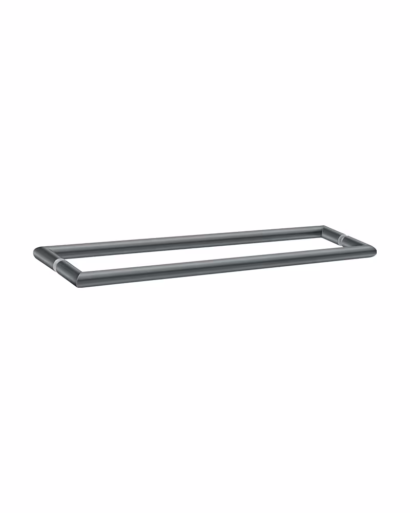 Λαβή για τζάμι Διπλή Sanco SET-GL0715-Μ118 Anthracite Grained 52x6x2cm
