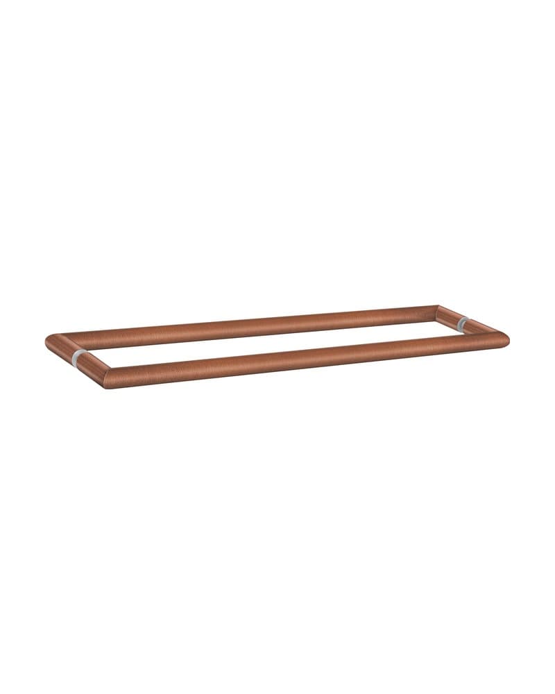 Λαβή για τζάμι Διπλή Sanco SET-GL0715-Μ26 Rame Mat 52x6x2cm