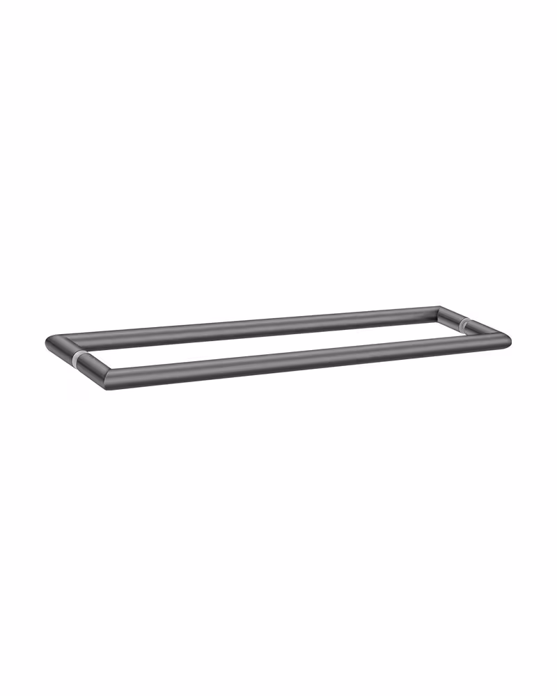 Λαβή για τζάμι Διπλή Sanco SET-GL0715-PVD-05BR PVD Gun Metal Brushed 52x6x2cm