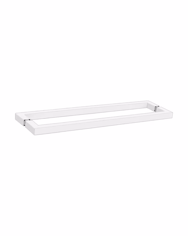 Λαβή για τζάμι Sanco SET-GL0723-Μ101 Ματ Λευκό 52x6x2cm