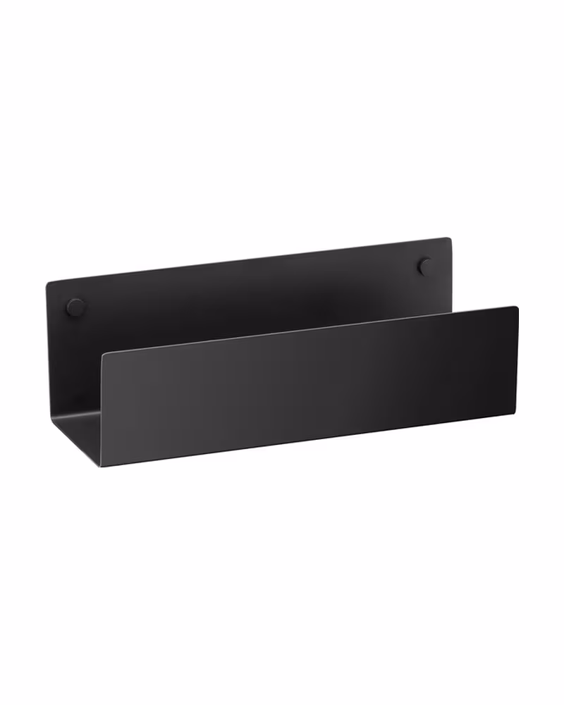 Ράφι Sanco Shelves SH-0502-W30-Μ116 Ματ Μαύρο 30x11x10cm