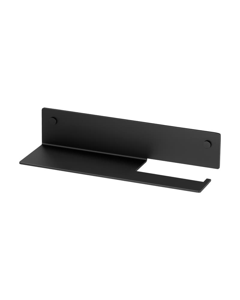 Χαρτοθήκη Sanco Shelves SH-0504-Μ116 Ματ Μαύρο 30x9x6,5cm