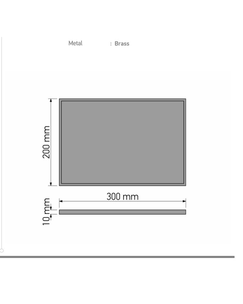Δίσκος Πετσετών Sanco Hotel Amenities 00136-Α03 Χρώμιο 30x20x1cm - 2