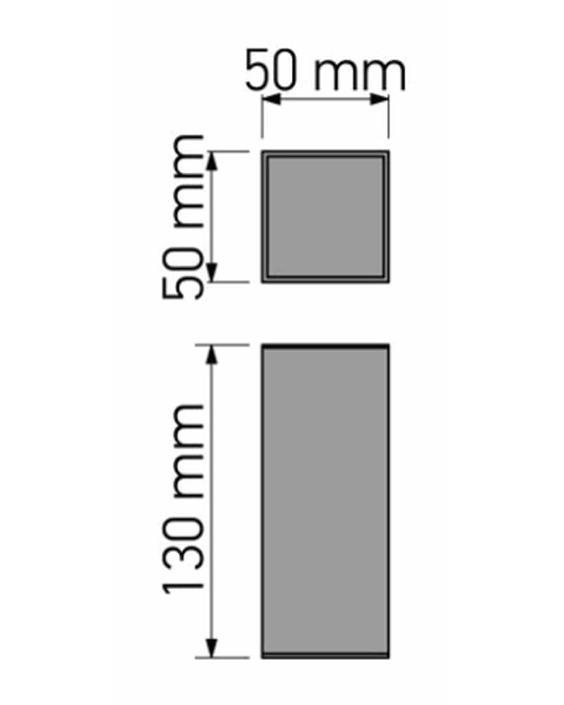 Ποτηροθήκη Επικαθήμενη Sanco 90153-Α03 Χρώμιο 5x5x13cm - 2