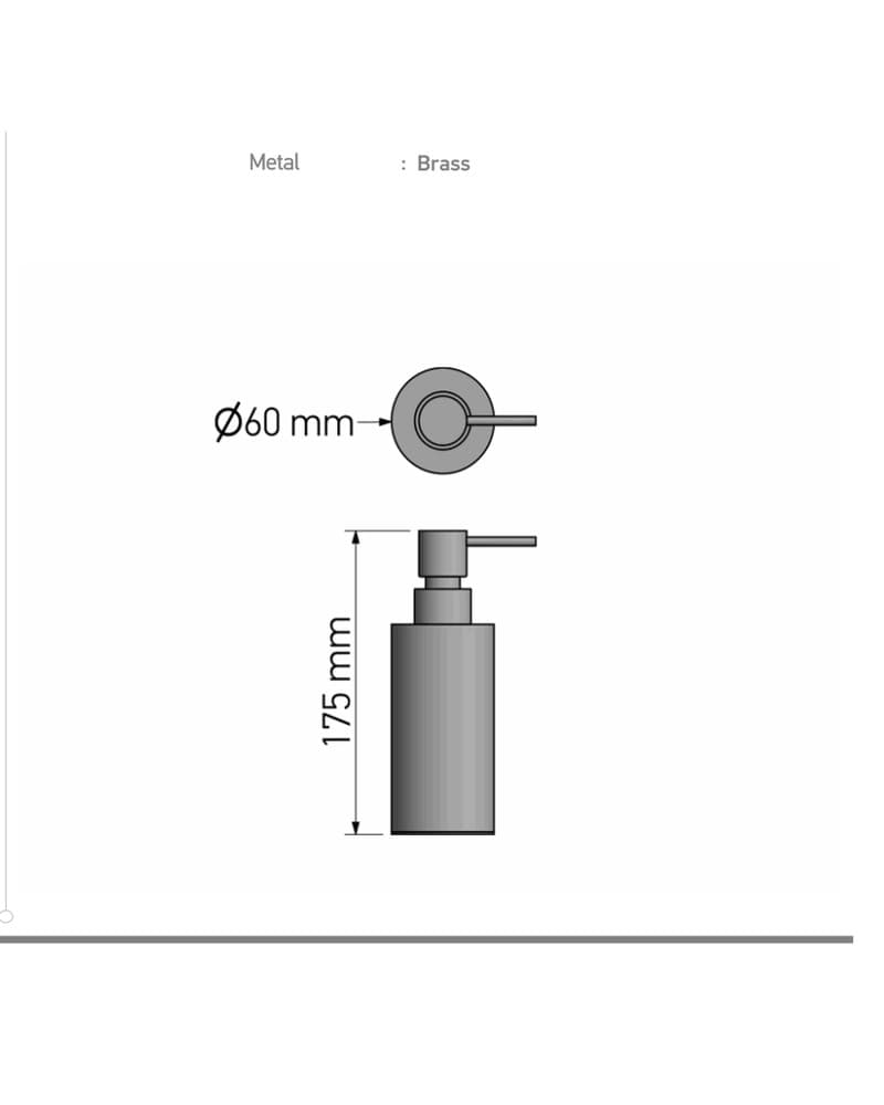 Ντισπένσερ Επικαθήμενο Sanco 90351-Α03 500ml Χρώμιο Φ6x17,5cm - 2