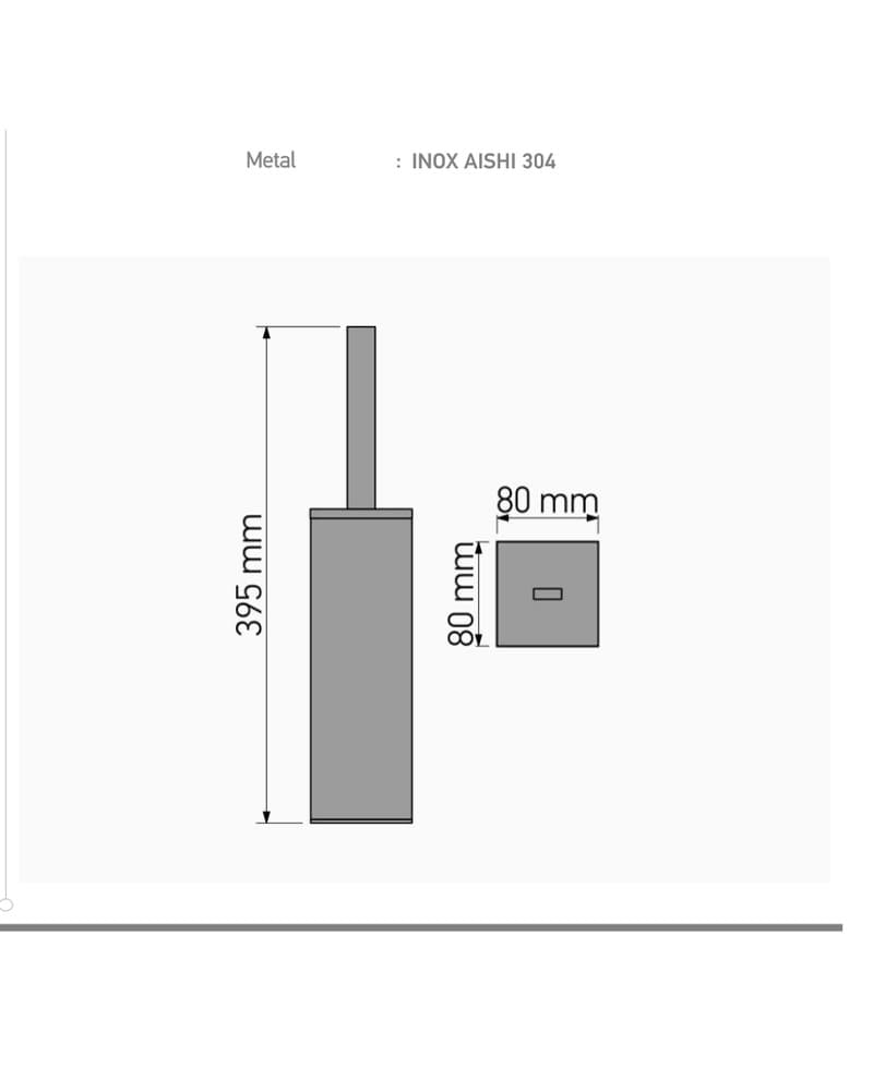 Πιγκάλ Επιδαπέδιο Sanco 90572-Α90 Inox γυαλιστερό (βαρέως τύπου) 8x8x39,5cm - 2