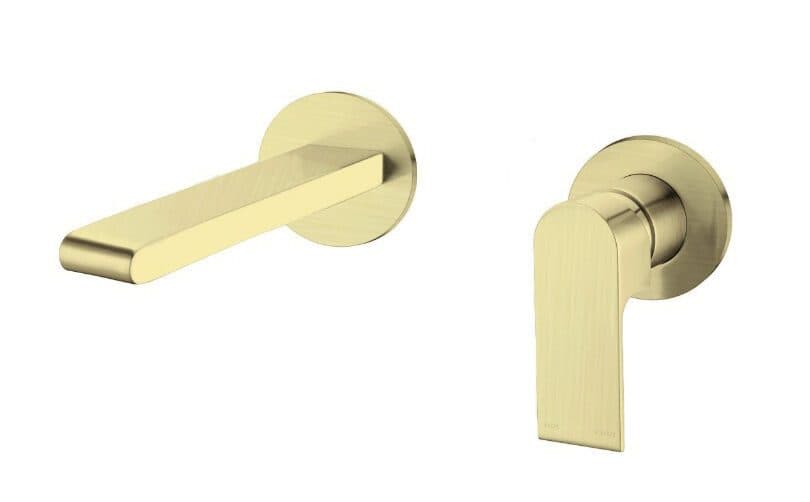 Μπαταρία Νιπτήρος Εντοιχισμού Sparke Lume 05 Brushed Gold PVD