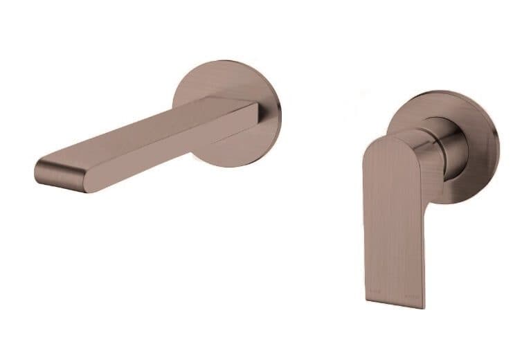 Μπαταρία Νιπτήρος Εντοιχισμού Sparke Lume 05 Brushed Rose Gold PVD