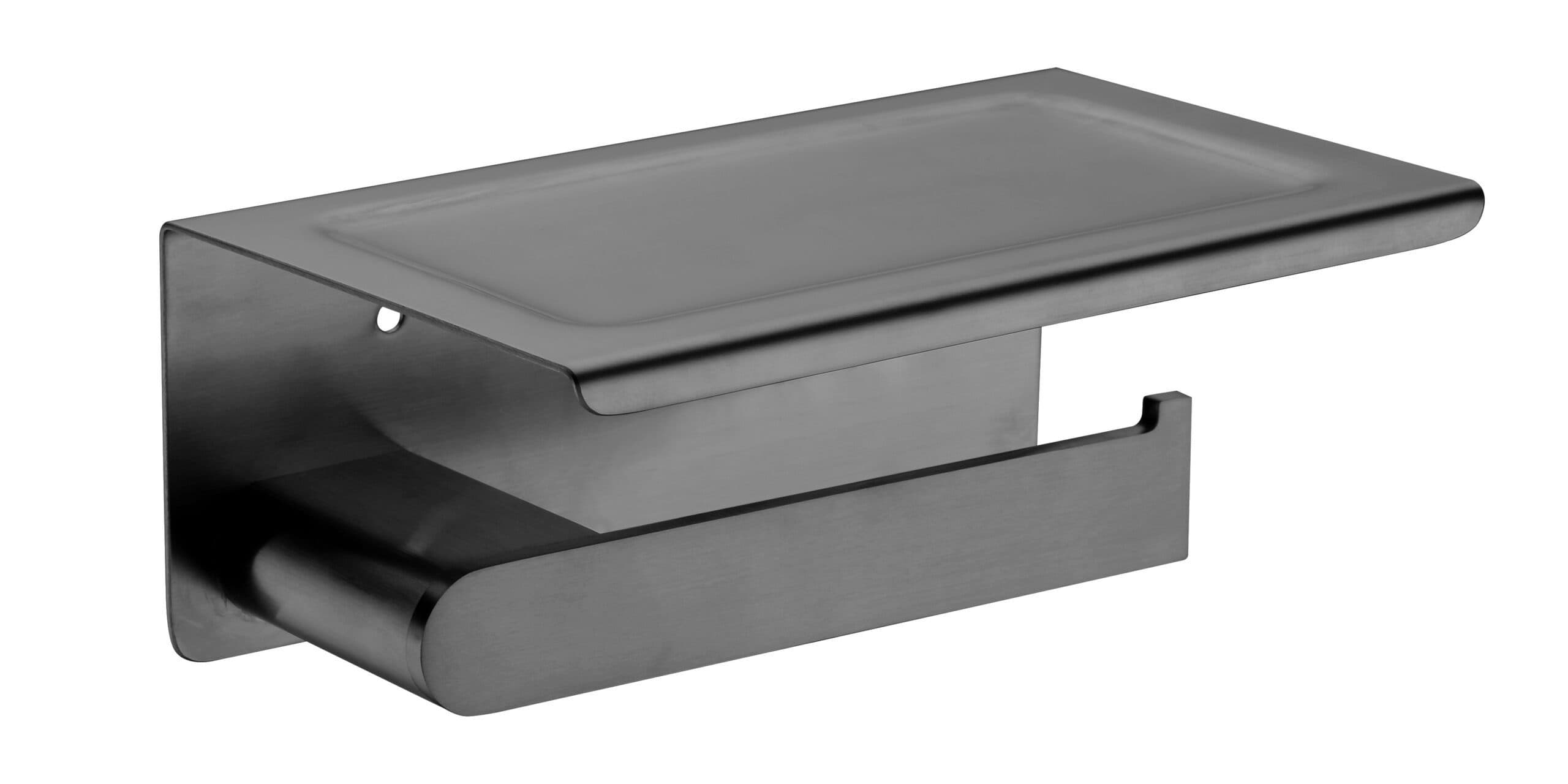 Χαρτοθήκη με καπάκι Sparke Lume 08 Gun Metal Grey PVD 18,5x8x11,5cm