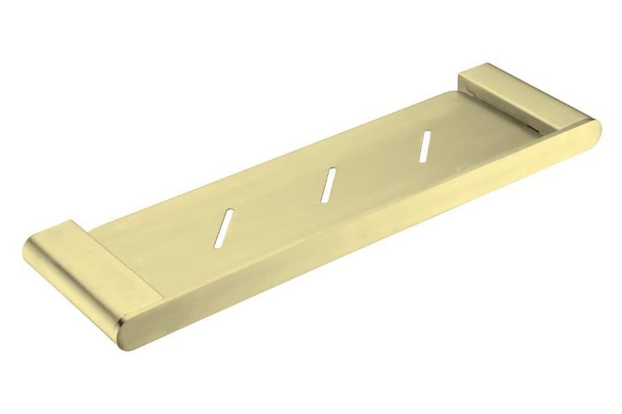Μεταλλικό Ράφι Sparke Lume 14 Brushed Gold PVD 42,3x2,5x12,2cm