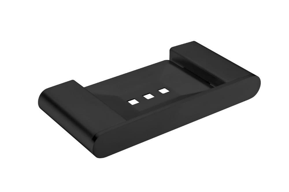 Σαπουνοθήκη Επιτοίχια Sparke Lume 15 Ματ Μαύρο 19,3x2,5x9,3cm