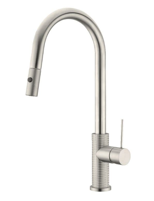 Μπαταρία κουζίνας Sparke Miratto 03 Brushed Nickel Υ45,3cm