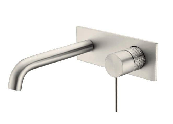 Μπαταρία Νιπτήρος Εντοιχισμού Sparke Miratto 04 Brushed Nickel