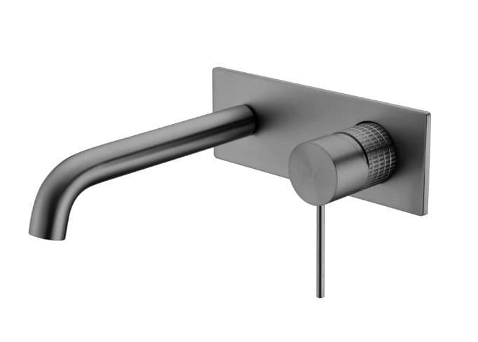 Μπαταρία Νιπτήρος Εντοιχισμού Sparke Miratto 04 Gun Metal Grey PVD