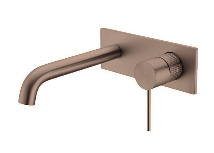 Μπαταρία Νιπτήρος Εντοιχισμού Sparke Miratto 04 Brushed Rose Gold PVD