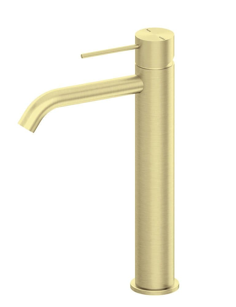 Μπαταρία Νιπτήρος Ψηλή Sparke Musa 02 Brushed Gold PVD