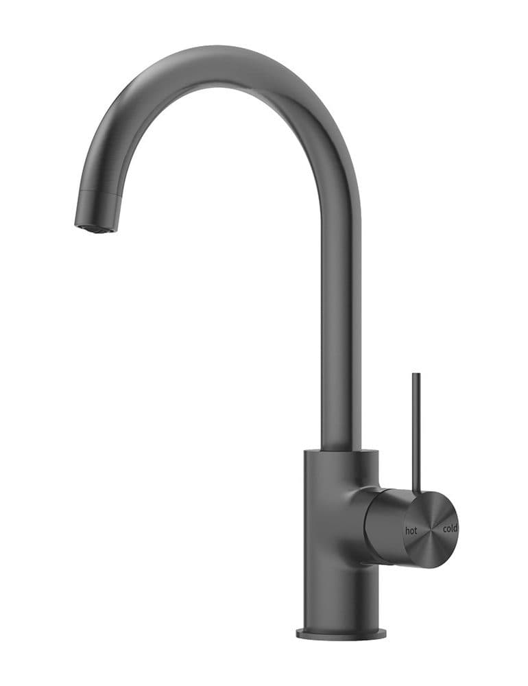 Μπαταρία κουζίνας Sparke Musa 03 Gun Metal Grey PVD Υ33,9cm