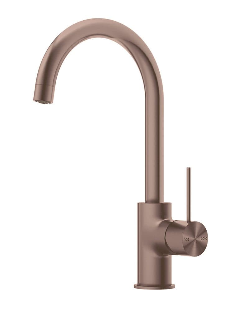 Μπαταρία κουζίνας Sparke Musa 03 Brushed Rose Gold PVD Υ33,9cm