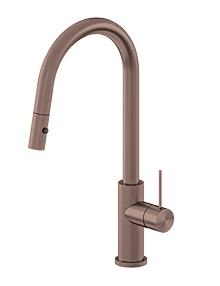 Μπαταρία κουζίνας Sparke Musa 04 Brushed Rose Gold PVD Υ45,2cm