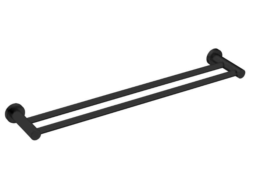 Πετσετοκρεμάστρα Διπλή Sparke Musa 14 Ματ Μαύρο 63x3,5x11,7cm