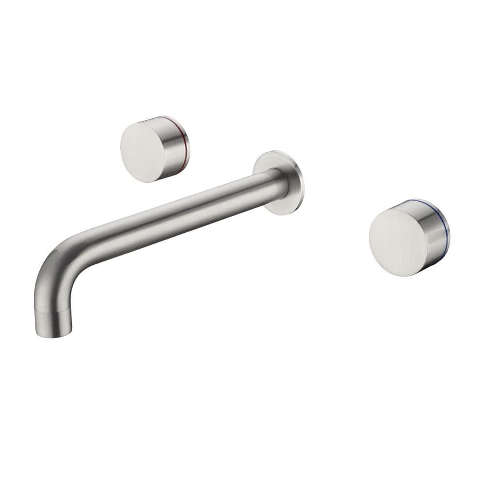 Μπαταρία Νιπτήρος Εντοιχισμού Sparke Nera 04 Brushed Nickel (3 οπών)