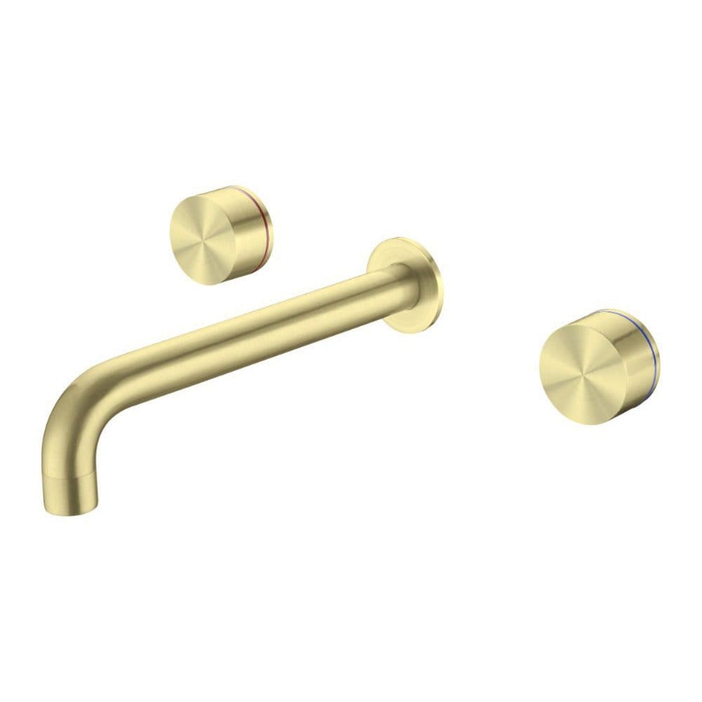 Μπαταρία Νιπτήρος Εντοιχισμού Sparke Nera 04 Brushed Gold PVD (3 οπών)