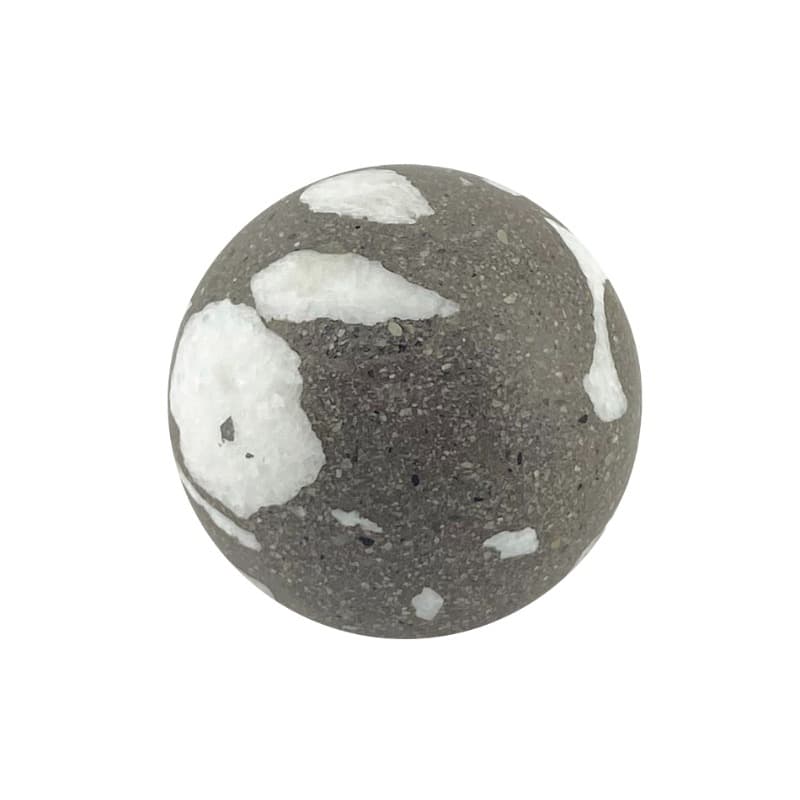 Πόμολο Επίπλων Urbi et Orbi Demenico Rock Sphere Terrazzo Black Small Φ35mm - 2