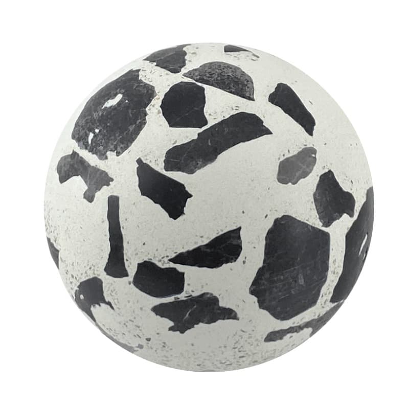 Μπουλ Εξώθυρας Urbi et Orbi Demenico Rock Sphere Terrazzo White Large Φ65mm