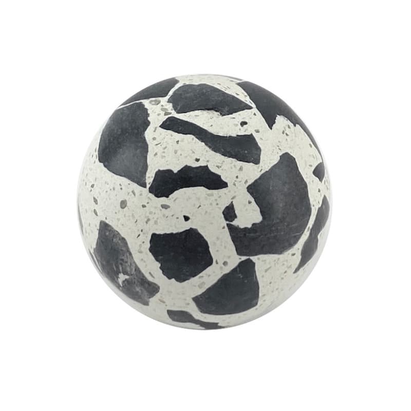 Πόμολο Επίπλων Urbi et Orbi Demenico Rock Sphere Terrazzo White Small Φ35mm