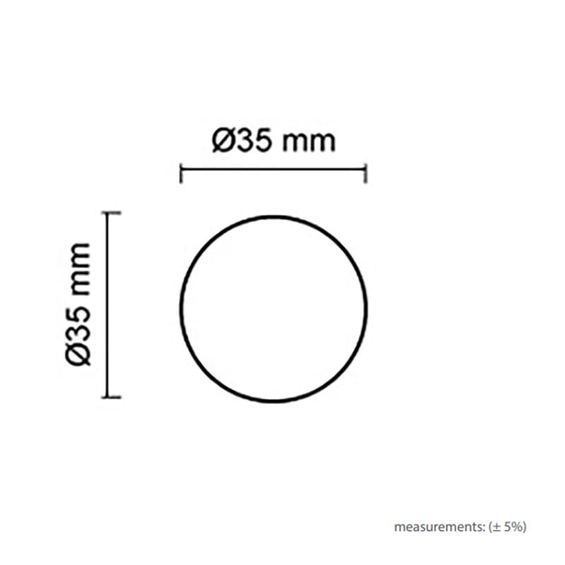 Πόμολο Επίπλων Urbi et Orbi Demenico Rock Sphere Terrazzo White Small Φ35mm - 3