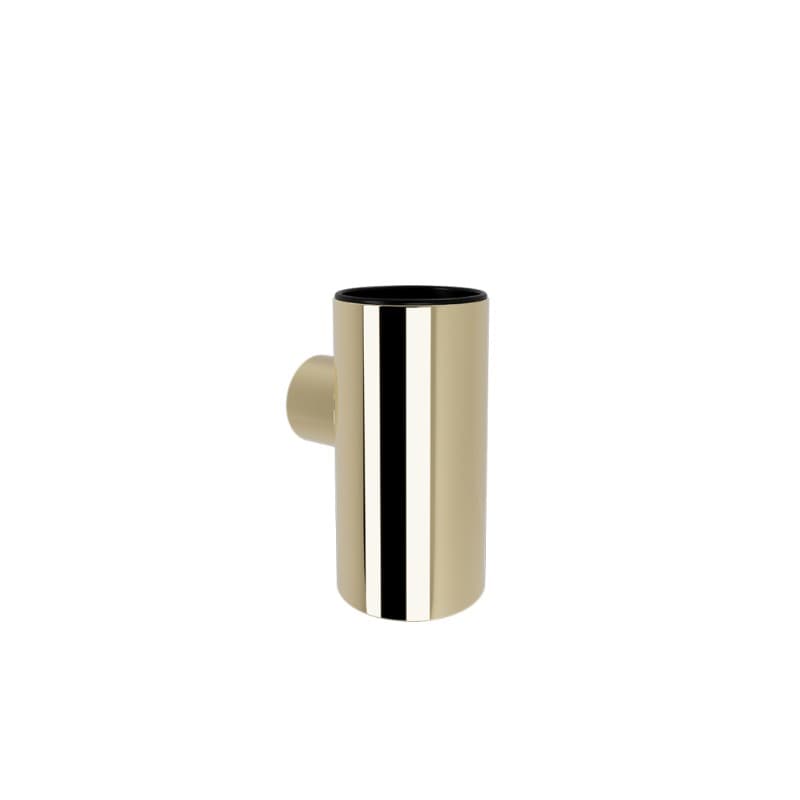 Ποτηροθήκη Επιτοίχια Verdi Lamda 3011552 PVD Light Gold Gloss 6x7,5x12cm
